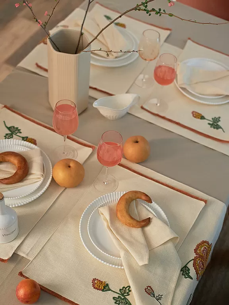 Изображение товара Сервировочная салфетка Tkano Ethnic Spring flower / TK25-PM0002