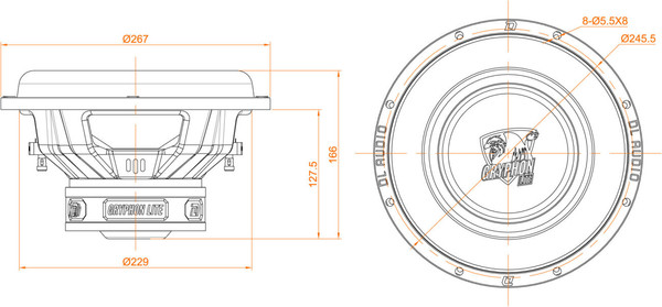 Изображение товара Головка сабвуфера DL Audio Gryphon Lite 10 V.3 SE