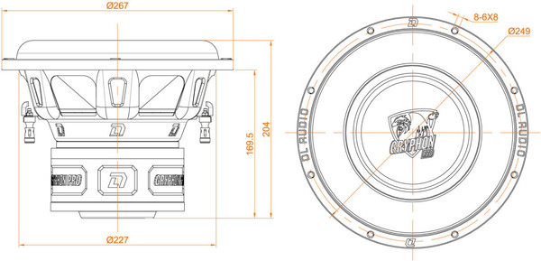 Изображение товара Головка сабвуфера DL Audio Gryphon Pro 10 V.3 SE