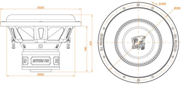 Изображение товара Головка сабвуфера DL Audio Gryphon Pro 12 V.3 SE