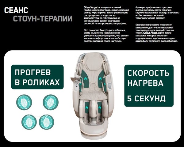 Изображение товара Массажное кресло Orlauf Wellness Angel 17940 (коричневый)