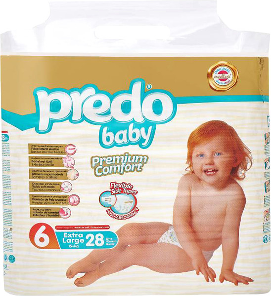 Изображение товара Подгузники детские Predo Baby №6 15+ кг (28шт)