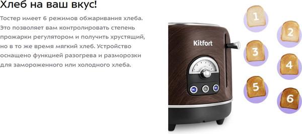 Изображение товара Тостер Kitfort КТ-9910