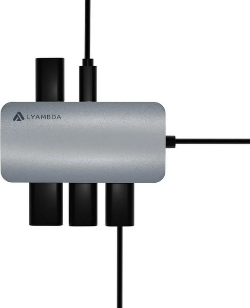 Изображение товара Док-станция для ноутбука Lyambda LC118 (серый)
