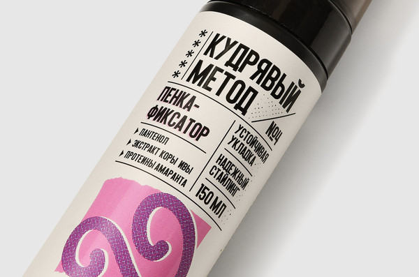 Изображение товара Пенка для укладки волос Кудрявый метод Уверенной фиксации для кудрявых волос (150мл)