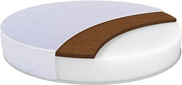 Изображение товара Матрас в кроватку Sweet Baby Cocos Comfort круглый d75 (10см)