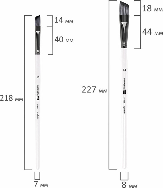 Изображение товара Набор кистей Brauberg Art Debut / 201050 (10шт)