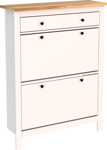 Изображение товара Тумба для обуви Mio Tesoro Сага 92x122 2.08.10.190.14 (белый/ясень)