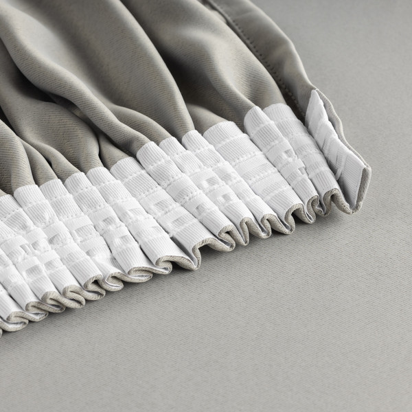 Изображение товара Комплект штор Mio Tesoro Blackout 300x250 + Гардина Вуаль 300х250 (светло-серый/кремовый)