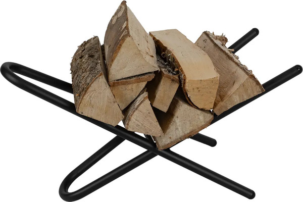 Изображение товара Дровница для камина Мебелик 2 (черный)