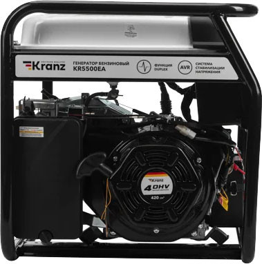Изображение товара Бензиновый генератор Kranz KR5500EA / KR-16-1135