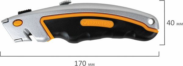 Изображение товара Нож пистолетный Brauberg 238735