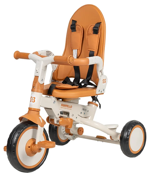 Изображение товара Трехколесный велосипед с ручкой Farfello 6699 (сафари)