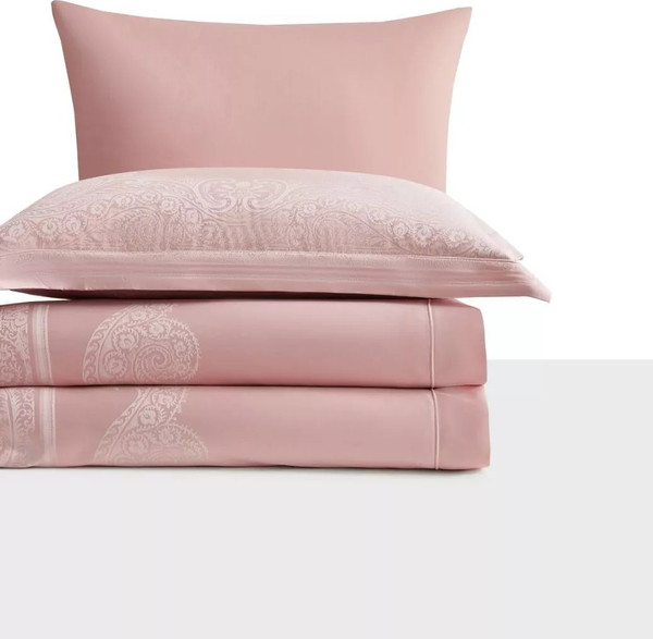 Изображение товара Комплект постельного белья Arya Noble Tencel Dentella 2сп / 8680943247858 (розовый)