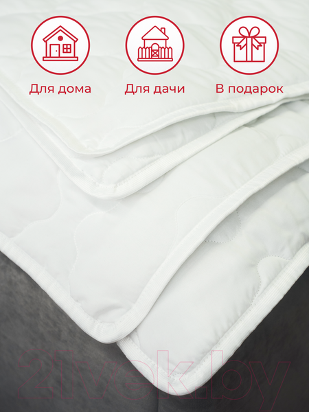 Изображение товара Одеяло Mio Tesoro Маэстро 172х205 + Подушка для сна Basic 50x70 (2шт)