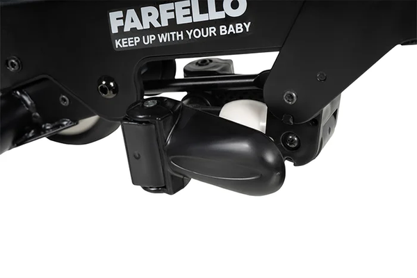 Изображение товара Трехколесный велосипед с ручкой Farfello 6699 (черный)