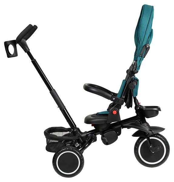 Изображение товара Трехколесный велосипед с ручкой Farfello 6800 (изумрудный)