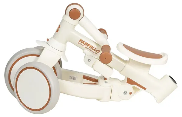 Изображение товара Трехколесный велосипед с ручкой Farfello 698 (серый)