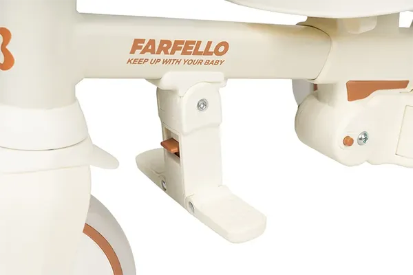 Изображение товара Трехколесный велосипед с ручкой Farfello 698 (серый)