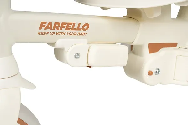 Изображение товара Трехколесный велосипед с ручкой Farfello 698 (серый)