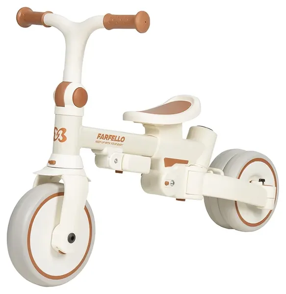 Изображение товара Трехколесный велосипед с ручкой Farfello 698 (серый)