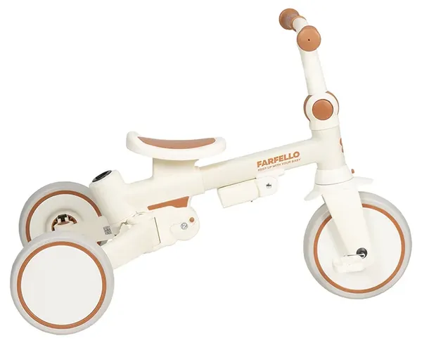 Изображение товара Трехколесный велосипед с ручкой Farfello 698 (серый)