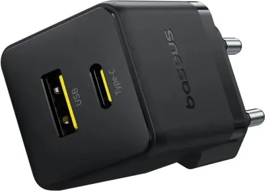 Изображение товара Зарядное устройство сетевое Baseus Palm C+U 20W EU / P10111608113-01 (черный)