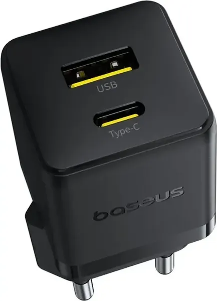 Изображение товара Зарядное устройство сетевое Baseus Palm C+U 30W EU / P1011160A113-01 (черный)