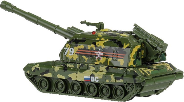 Изображение товара Танк игрушечный Технопарк Мста-Гаубица / MSTA-12SLMIL-GN-WOD