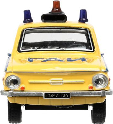 Изображение товара Автомобиль игрушечный Технопарк Милиция / ZAZ968A-12SLPOL-YE