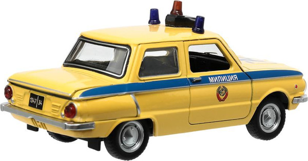 Изображение товара Автомобиль игрушечный Технопарк Милиция / ZAZ968A-12SLPOL-YE