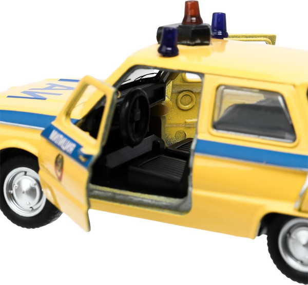 Изображение товара Автомобиль игрушечный Технопарк Милиция / ZAZ968A-12SLPOL-YE
