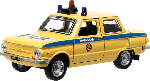 Изображение товара Автомобиль игрушечный Технопарк Милиция / ZAZ968A-12SLPOL-YE