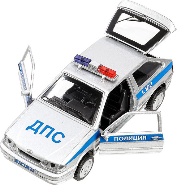 Изображение товара Автомобиль игрушечный Технопарк Ваз-2113 Полиция / 2113-12SLPOL-SR
