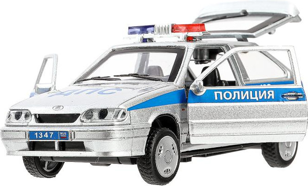 Изображение товара Автомобиль игрушечный Технопарк Ваз-2113 Полиция / 2113-12SLPOL-SR