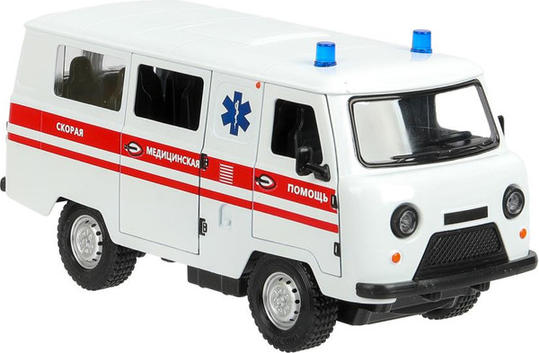 Изображение товара Автомобиль игрушечный Технопарк Uaz Уаз 452 Скорая / FY2418P-1