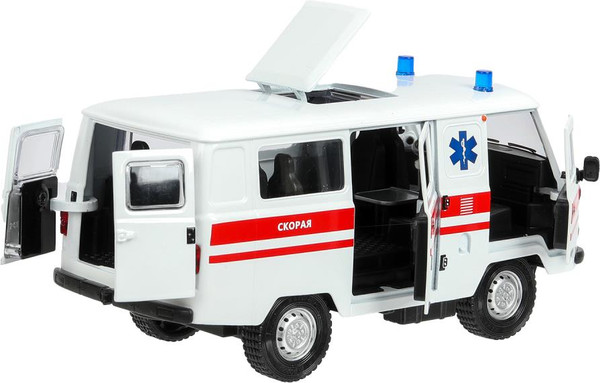 Изображение товара Автомобиль игрушечный Технопарк Uaz Уаз 452 Скорая / FY2418P-1