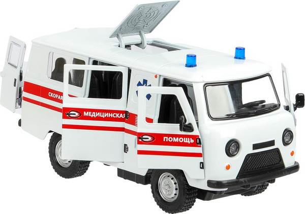 Изображение товара Автомобиль игрушечный Технопарк Uaz Уаз 452 Скорая / FY2418P-1