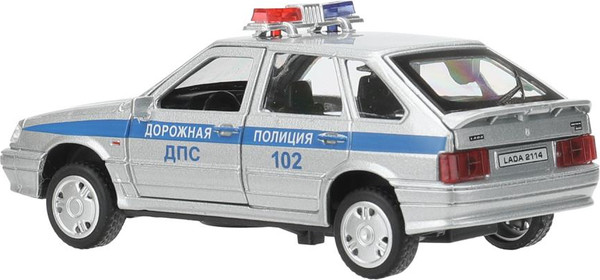 Изображение товара Автомобиль игрушечный Технопарк Lada-2114 Samara Полиция / 2114-12SLPOL-SR-WOD