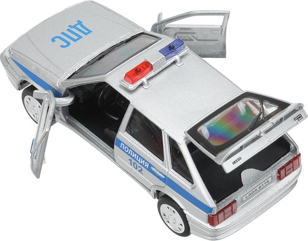 Изображение товара Автомобиль игрушечный Технопарк Lada-2114 Samara Полиция / 2114-12SLPOL-SR-WOD