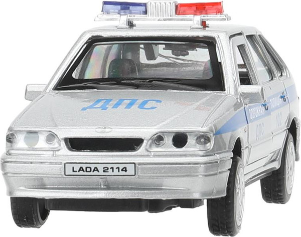 Изображение товара Автомобиль игрушечный Технопарк Lada-2114 Samara Полиция / 2114-12SLPOL-SR-WOD