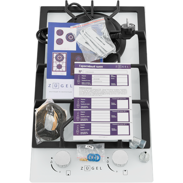 Изображение товара Газовая варочная панель Zugel ZGH292W