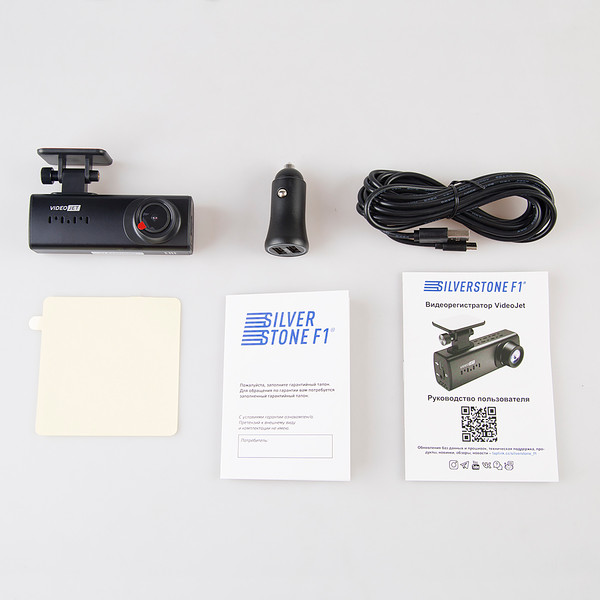 Изображение товара Автомобильный видеорегистратор SilverStone F1 VideoJet II 4K (черный)