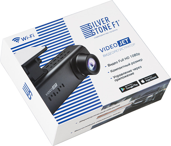 Изображение товара Автомобильный видеорегистратор SilverStone F1 VideoJet II 4K (черный)