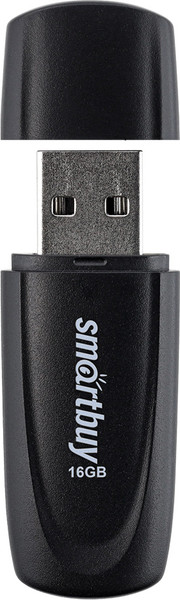 Изображение товара USB flash накопитель SmartBuy Scout Black 16GB (SB016GB2SCK)