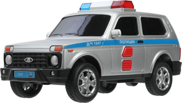Изображение товара Автомобиль игрушечный Технопарк Lada 4x4 Urban Полиция / URBANBLACK-20PLPOL-SR