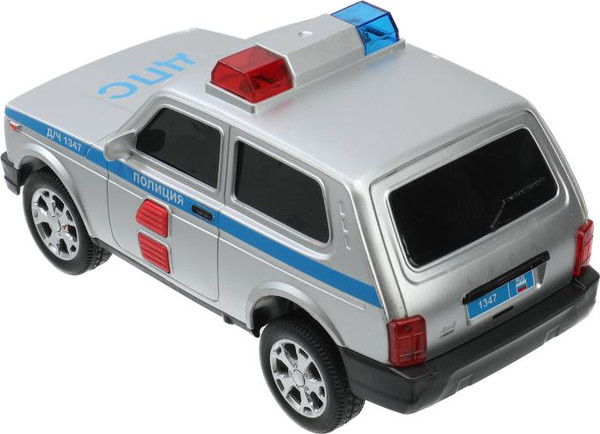 Изображение товара Автомобиль игрушечный Технопарк Lada 4x4 Urban Полиция / URBANBLACK-20PLPOL-SR