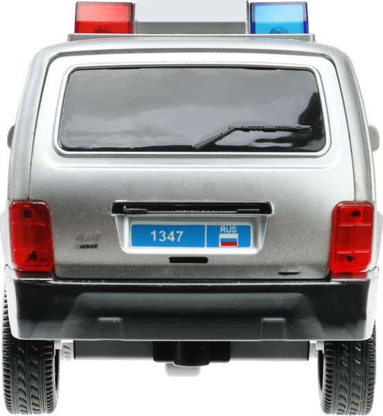 Изображение товара Автомобиль игрушечный Технопарк Lada 4x4 Urban Полиция / URBANBLACK-20PLPOL-SR