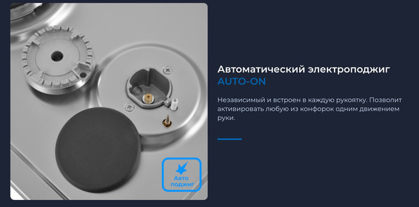 Изображение товара Газовая варочная панель Zugel ZGH292X