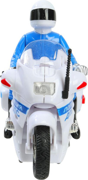 Изображение товара Мотоцикл игрушечный Технопарк Мотоцикл Полиция / MOTOFIG-15PLPOL-WH